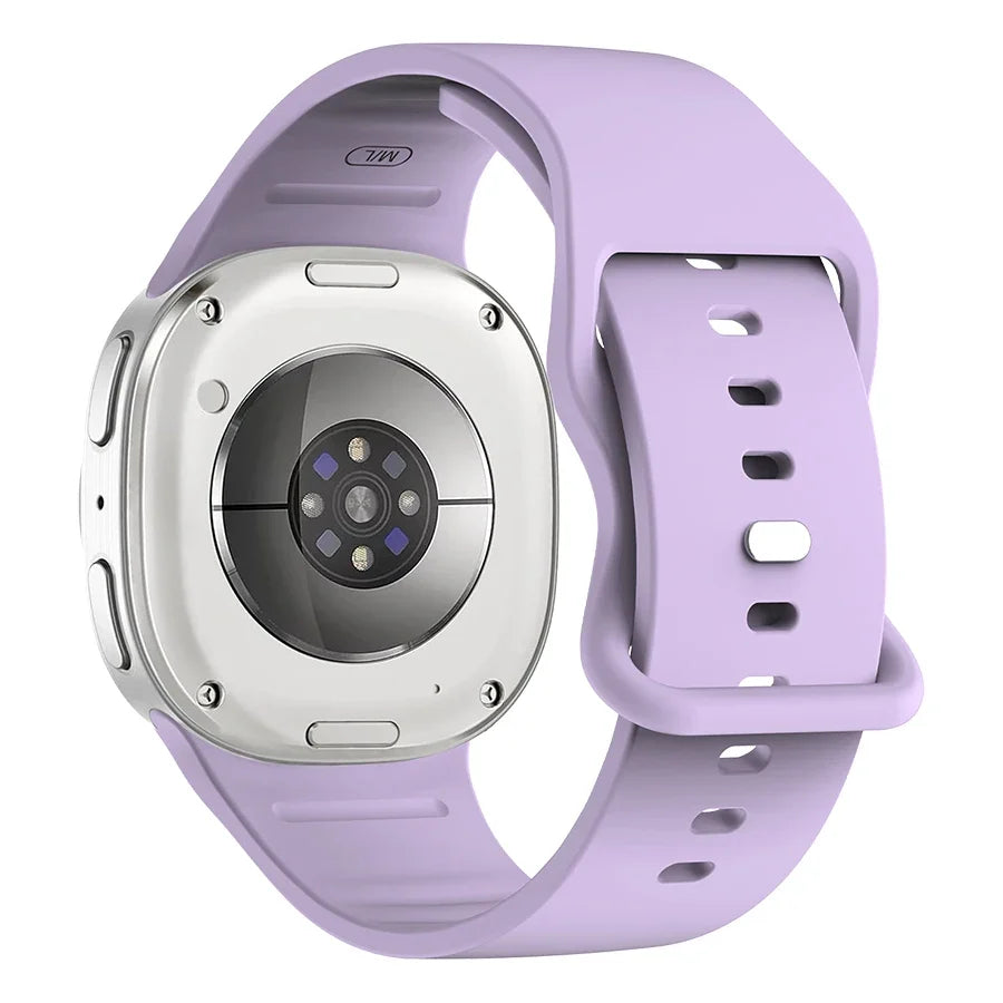 Silicone Band for Samsung Galaxy Watch 9 & 8 40mm 44mm & Classic 46mm | Sport Replacement Strap