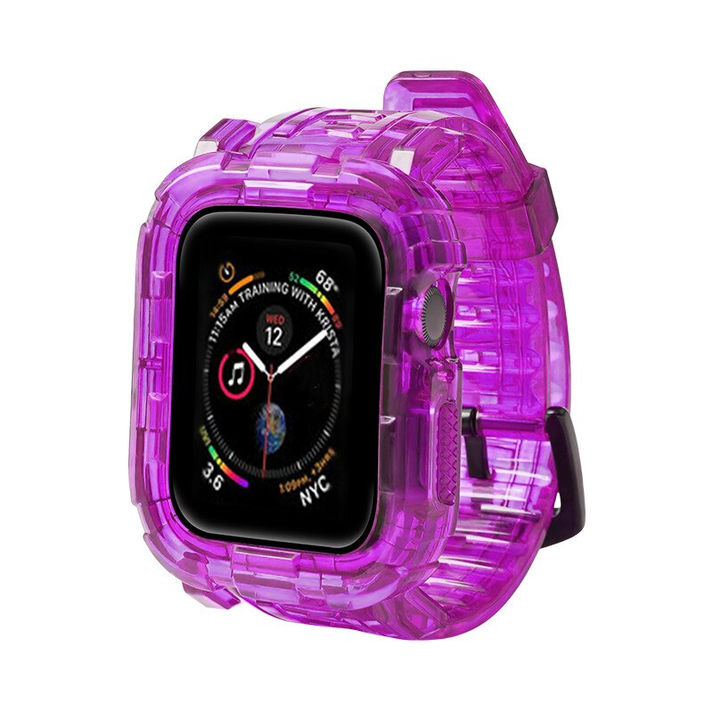 Apple Watch Silicon Band+Case - Stylish Protection for Your Device
