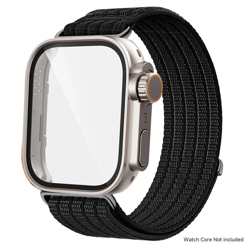 Nylon Band + Case for Huawei Watch Fit 5 / Fit 5 Pro – Woven Wristband with Ultra Cover