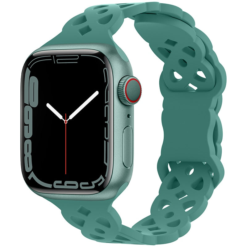 Silicone Strap Apple Watch Band Series - Stylish Comfort & Compatibility
