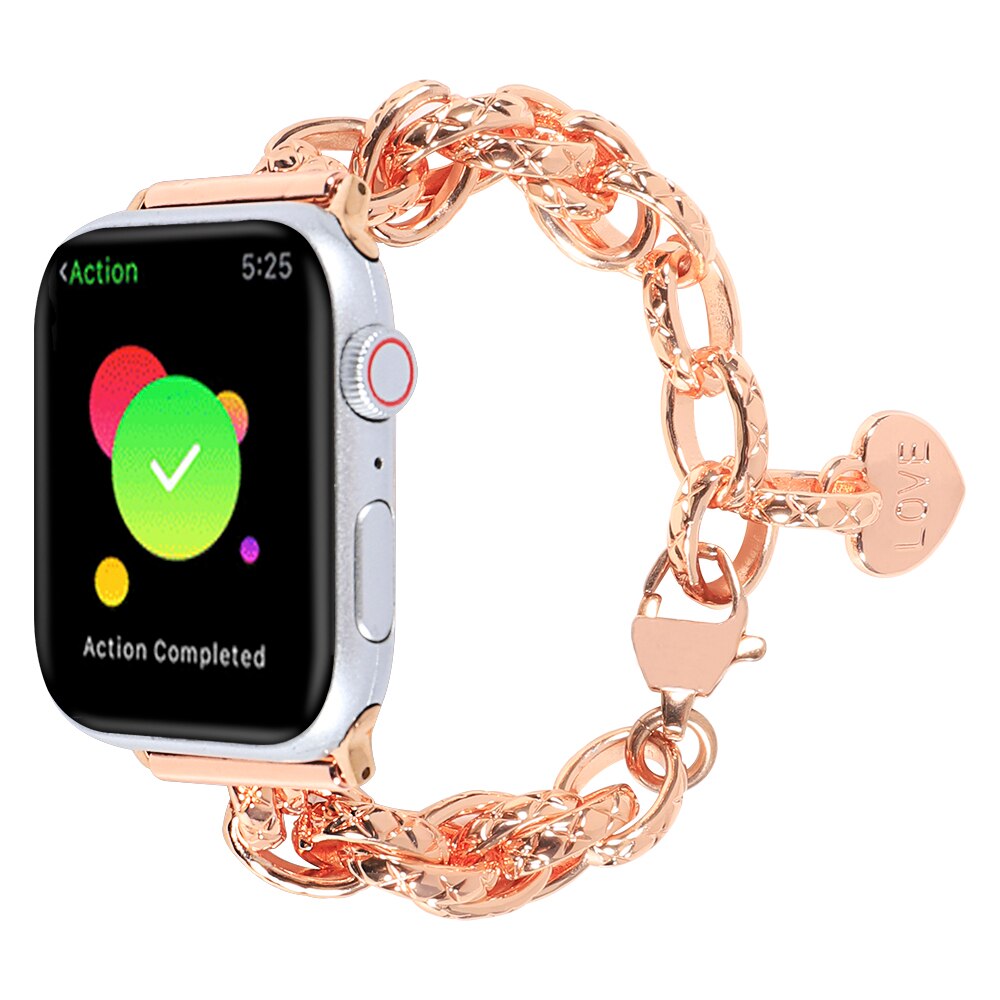 Steel Strap For Apple Watch Band Series 11/10/9/8/7/6/5/4/ SE / Ultra 1/2/3