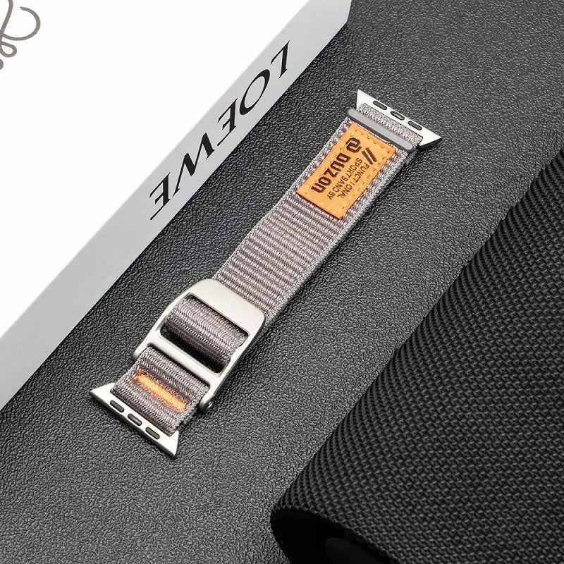 Nylon Sport Watch Band for Apple Watch Ultra 1/2/3 49mm / Series 11 10 9 8 7 6 SE 5 4 – 42/44/45mm
