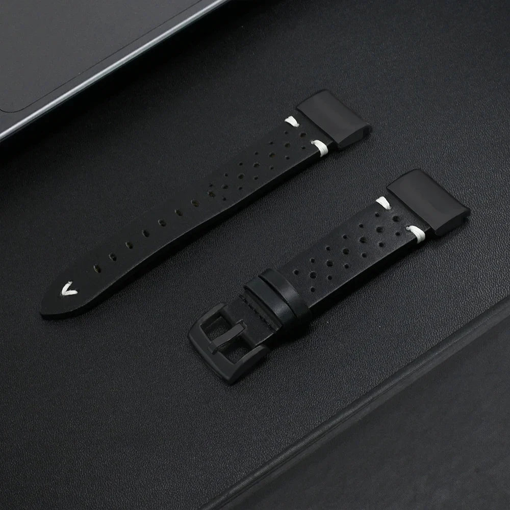 Garmin QuickFit 22/26mm Perforated Leather Band