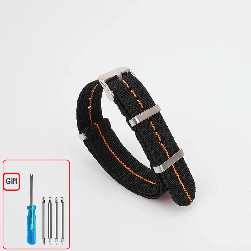 COROS Elastic Nylon Watch Band - Washable Waterproof Strap For Outdoors