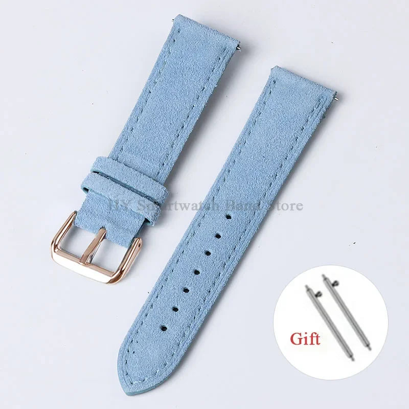 OnePlus Watch Vintage Suede Leather Band, Quick Release