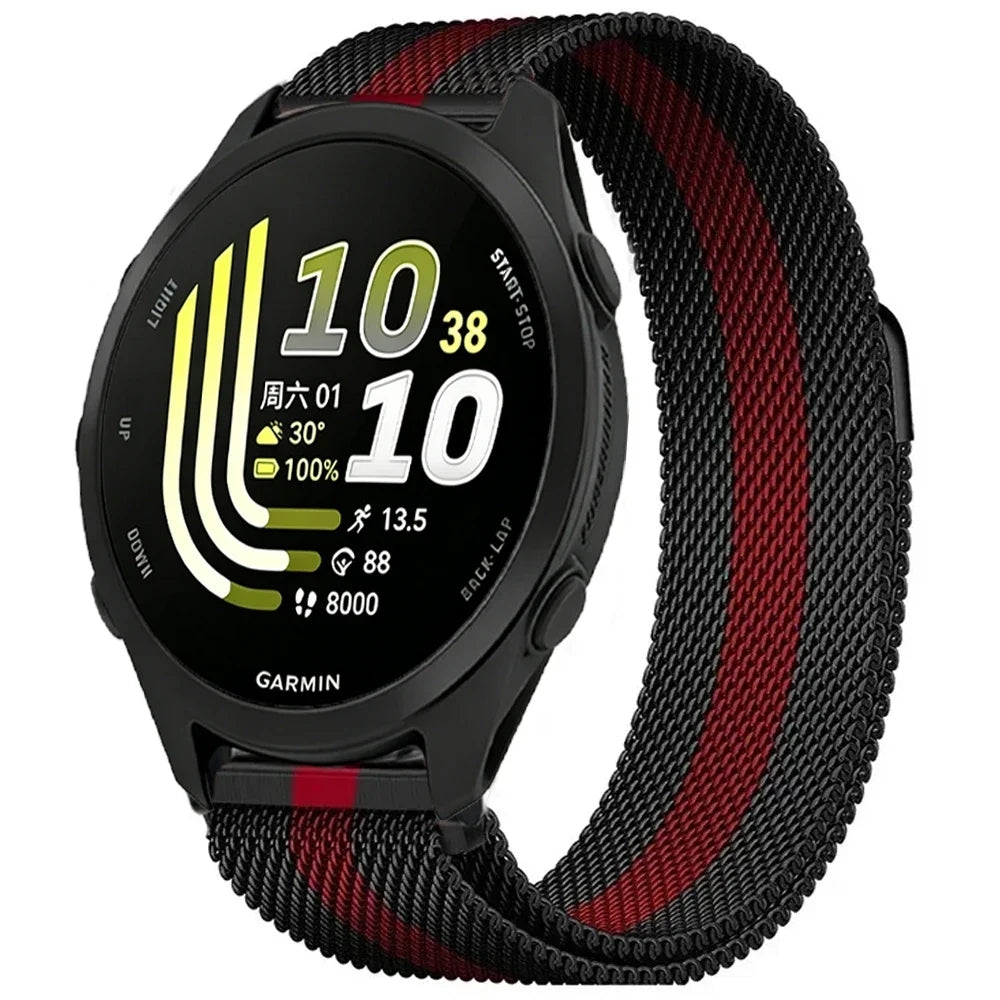 Garmin 20/22mm Quick Release Magnetic Milanese Band