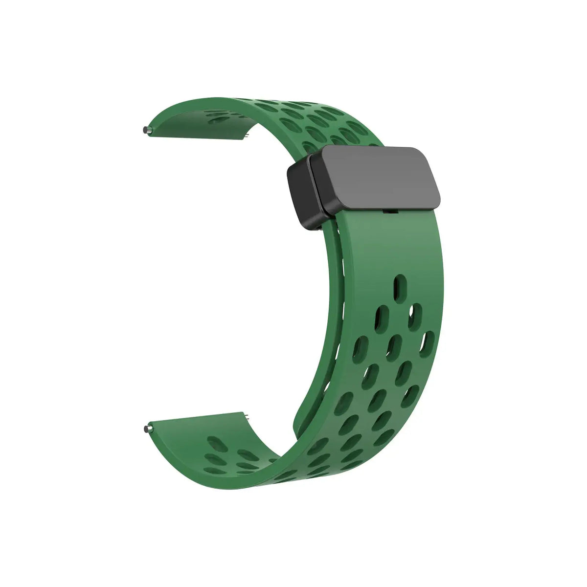 Amazfit Balance, GTR, GTS & Bip Vented Silicone Band, Magnetic Clasp