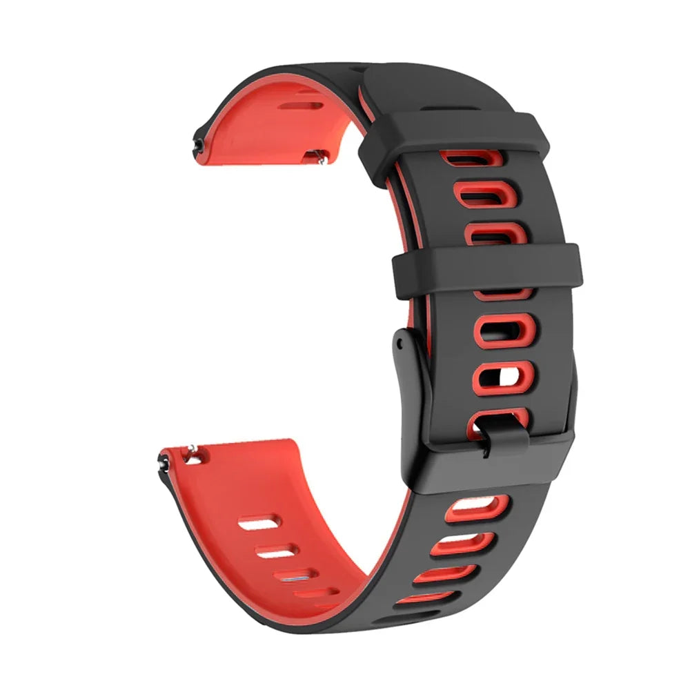 OnePlus Watch Two-Tone Silicone Band with Air Holes, Pin Buckle