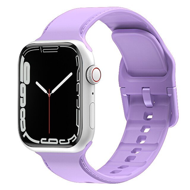 Silicone Apple Watch Band Series 11/10/9/8/7/6/5/4/ SE / Ultra 1/2/3