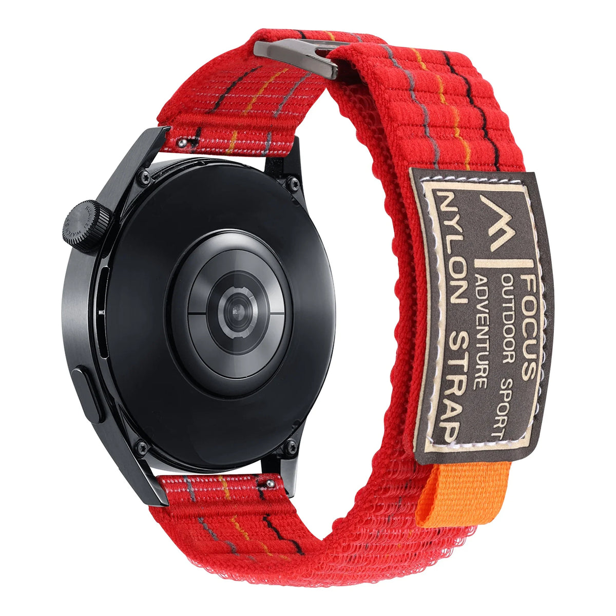 OnePlus Watch Striped Nylon Sport Loop Band, Hook-and-Loop