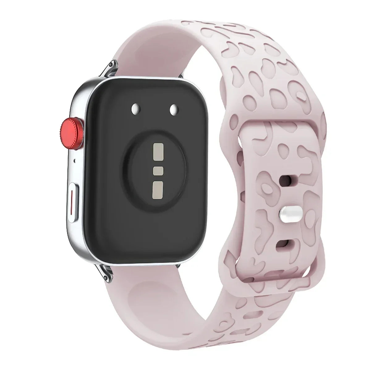Leopard Engraved Silicone Watch Band for Huawei Watch Fit 4 / 4 Pro / Fit 3 / Fit 2