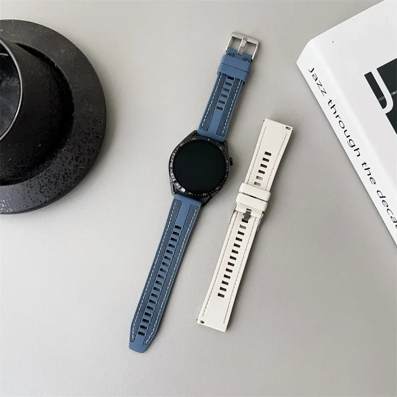 Motorola Moto Watch Silicone Band with Canvas-Look Texture