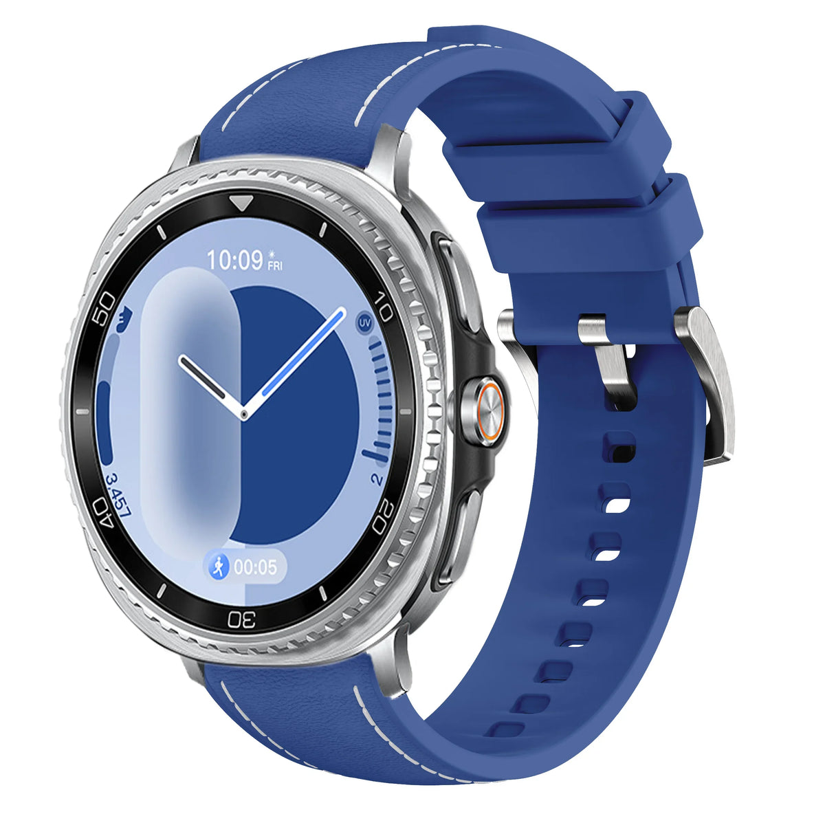Samsung Galaxy Silicone Leather Watch Band - Watch8/Watch8 Classic/Watch9