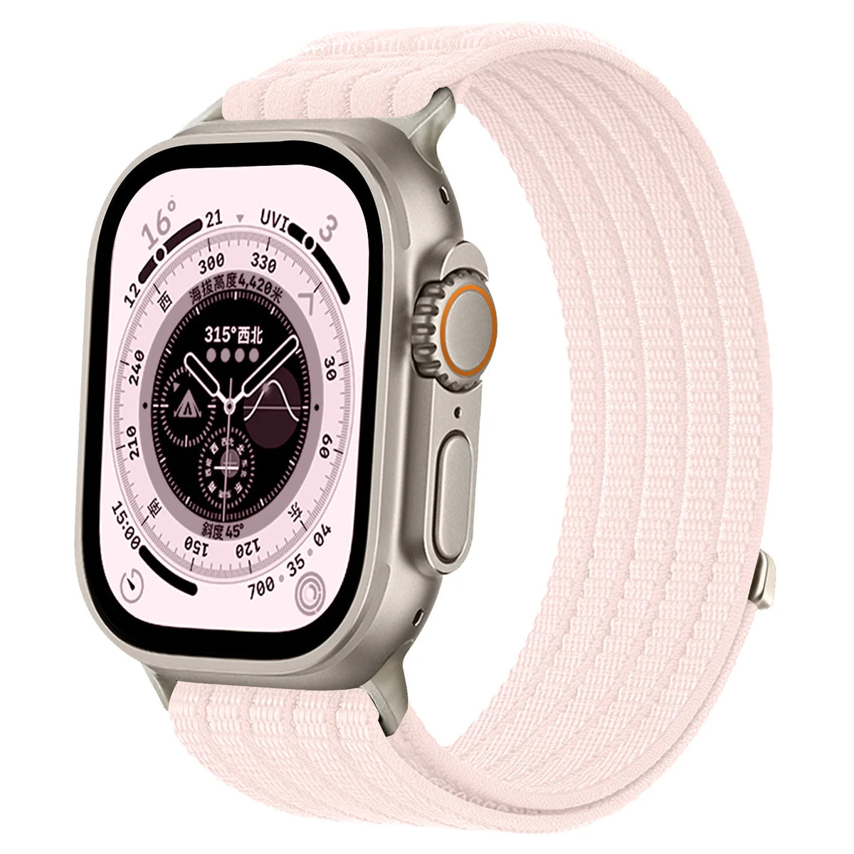 Apple Watch Sport Nylon Strap | Ultra 3/2/1 49mm / Series 11-10 46mm 42mm / Series 9-8-7 45mm 41mm / Series 6-SE-5-4 44mm 40mm