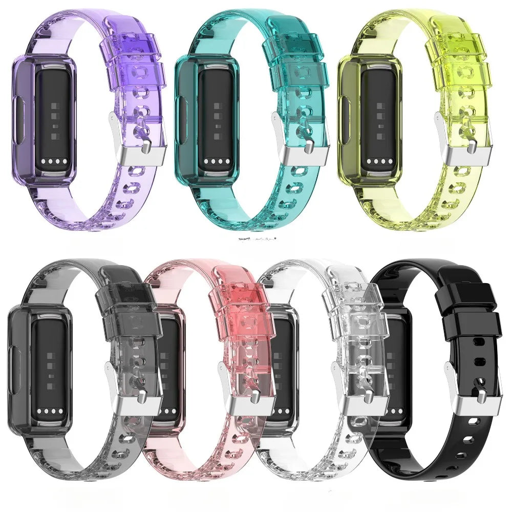Fitbit Inspire, Luxe & Ace Clear Band with Built-In Case