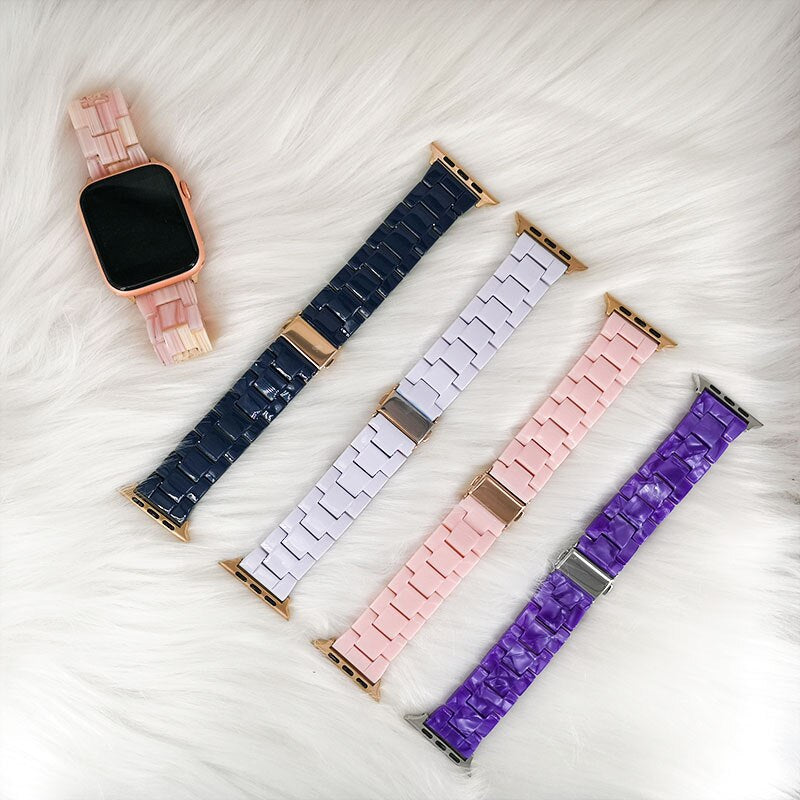 Durable Resin Apple Watch Band - Stylish & Functional Accessory for Your Smartwatch