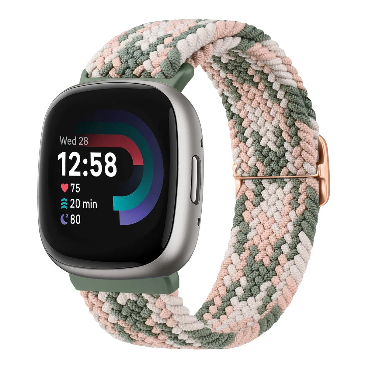 Fitbit Versa 4, Versa 3, Sense 2 & Sense Stretch Braided Loop Band