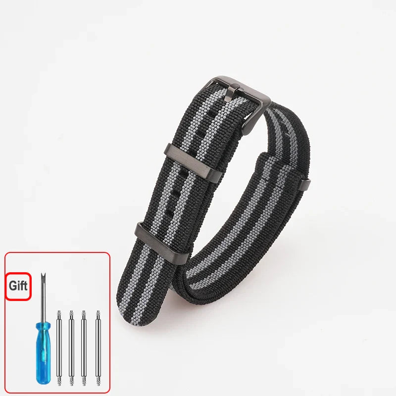 COROS Elastic Nylon Watch Band - Washable Waterproof Strap For Outdoors
