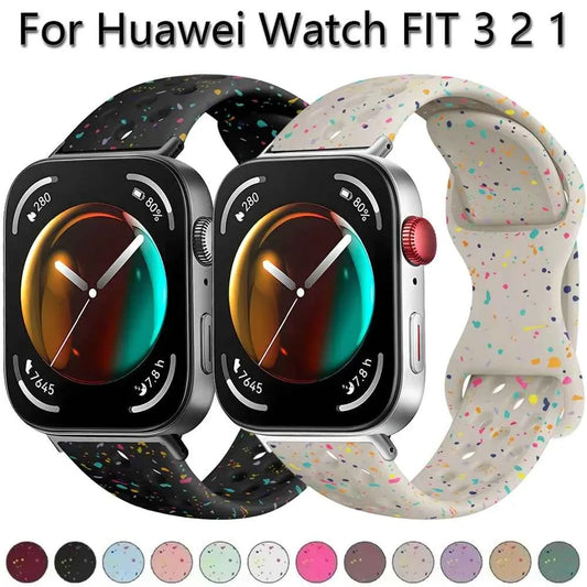 Silicone Sport Band for Huawei Watch Fit 3 / Fit 2 / Fit 1