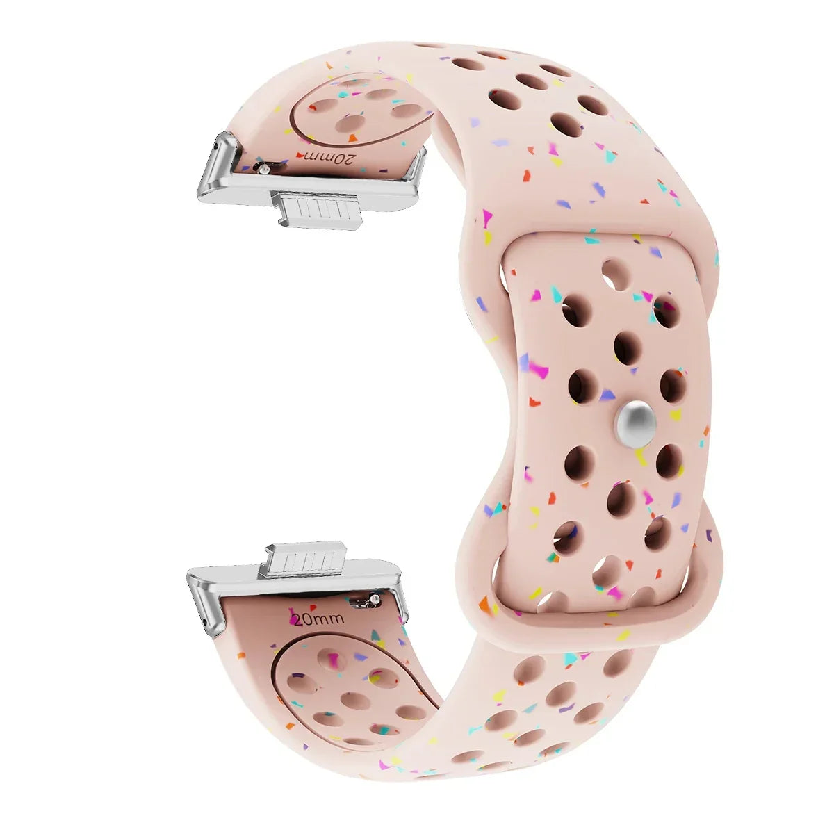 Sport Silicone Watch Band for Huawei Watch Fit 3 / Fit 2 / Fit 1 – Stamp Pattern