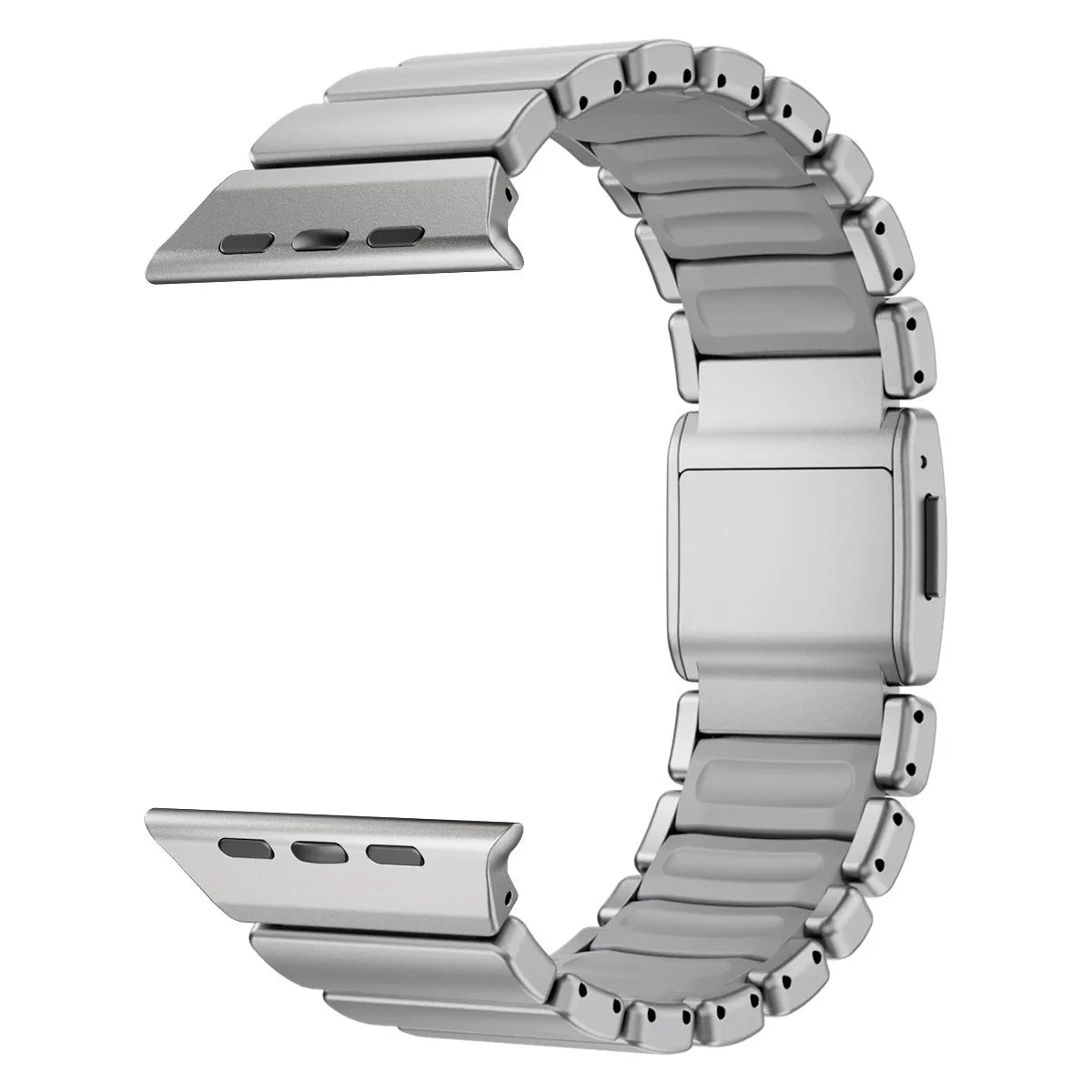 Luxury Titanium Apple Watch Band – Magnetic Buckle | Series 11/10/9/8/7/6/SE & Ultra 1/2/3 | 44/45/46/49mm