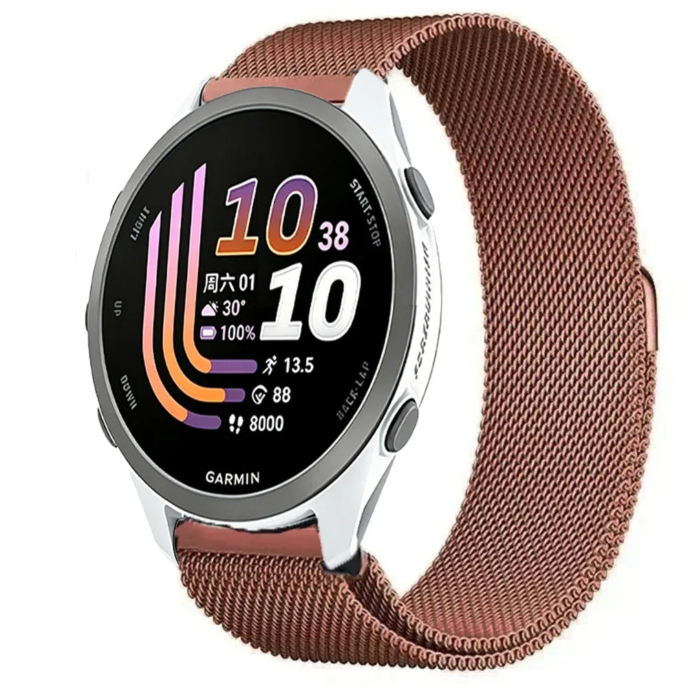 Garmin 20/22mm Quick Release Magnetic Milanese Band