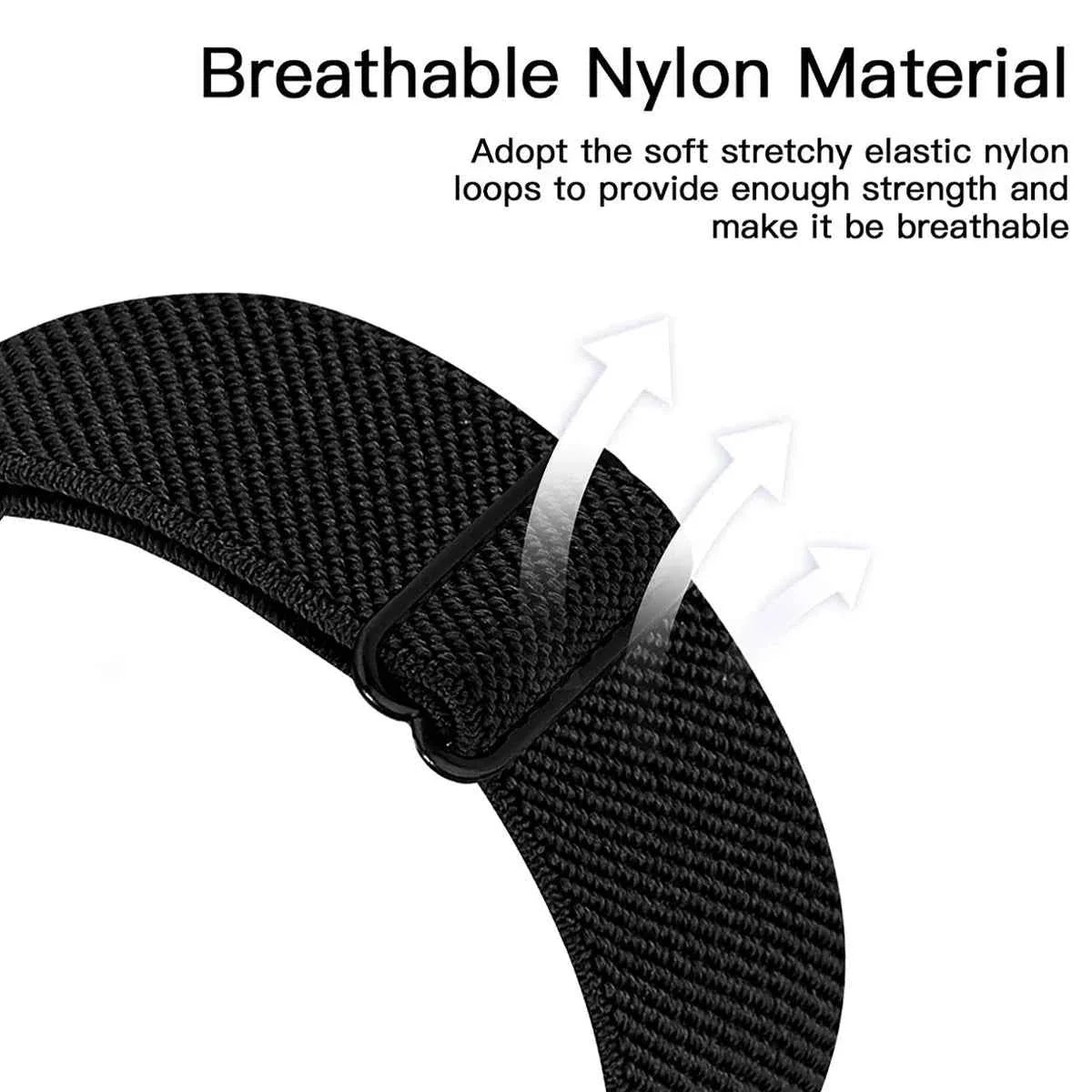 Elastic Nylon Loop Band for Huawei Watch Fit 4 / Fit 4 Pro / Fit 3 / Fit 2 / Fit 1