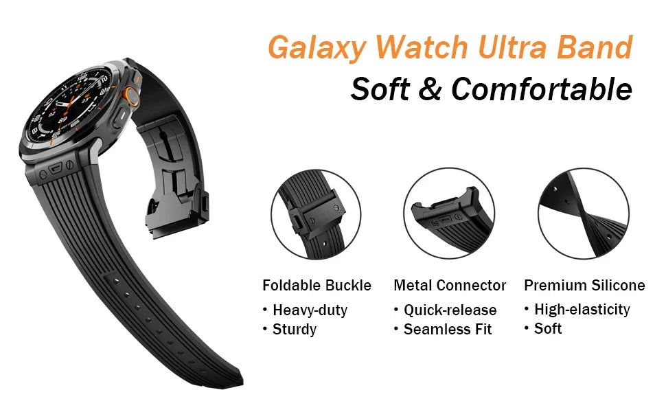Sport Silicone Band for Samsung Galaxy Watch Ultra 47mm