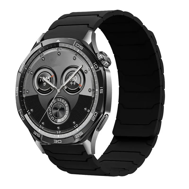 20MM / 22MM Magnetic Silicone Sport Band – Samsung Galaxy Watch 7/6/5/4 & Huawei Watch GT5/GT4/GT3