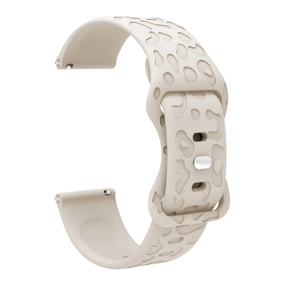 Motorola Moto Watch Leopard Print Silicone Band
