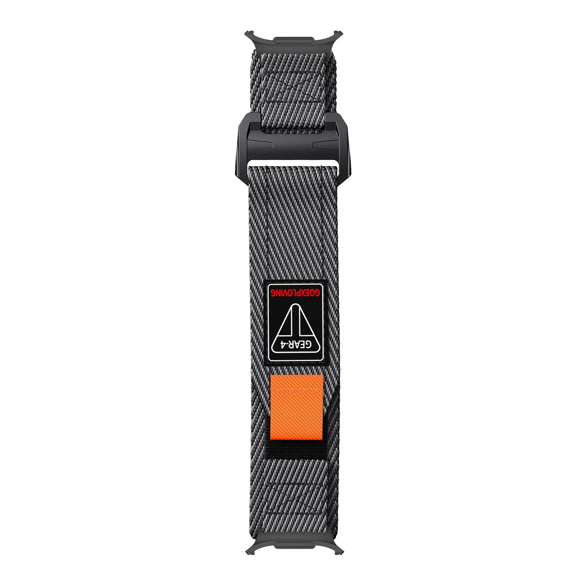 Samsung Galaxy Braided Nylon Watch Band – Ultra/Ultra2 Red Black Adventure