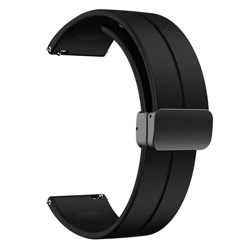 Amazfit Balance, GTR, GTS & Bip Silicone Band, Magnetic Folding Clasp