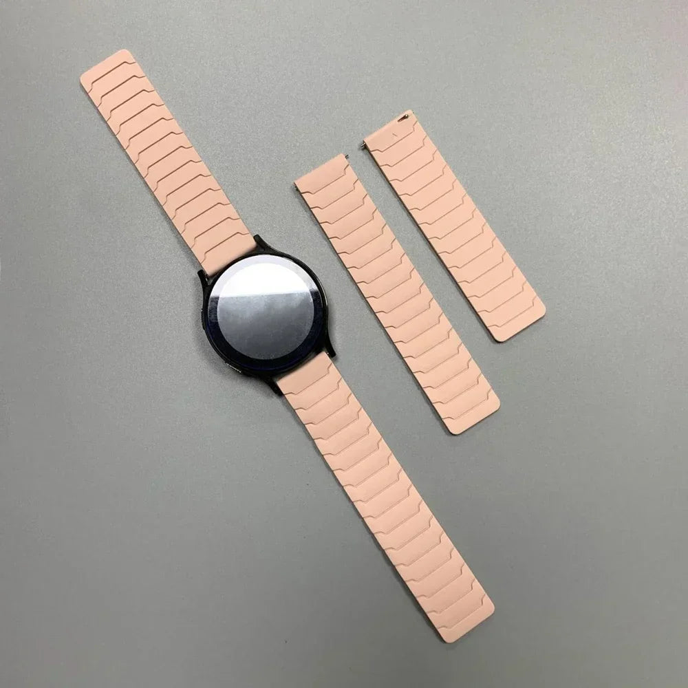 Motorola Moto Watch Segmented Magnetic Silicone Loop Band