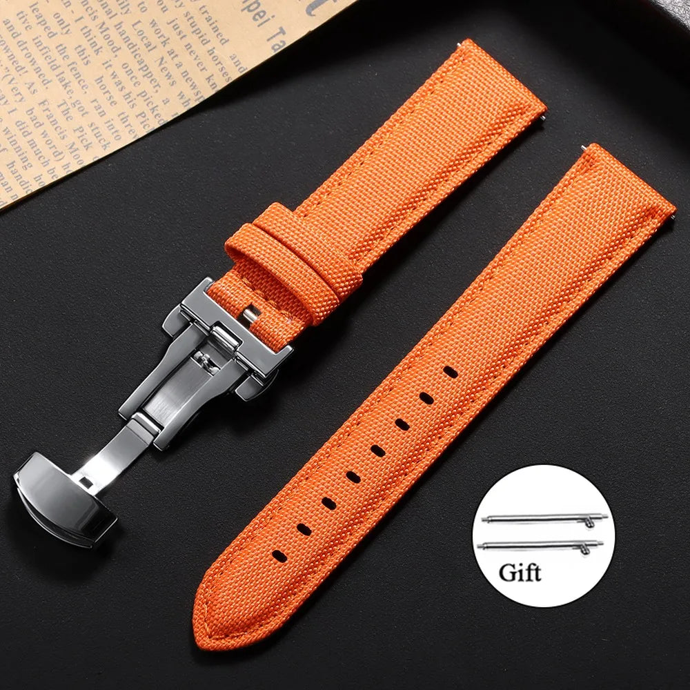 OnePlus Watch Sailcloth Nylon Band with Butterfly Buckle