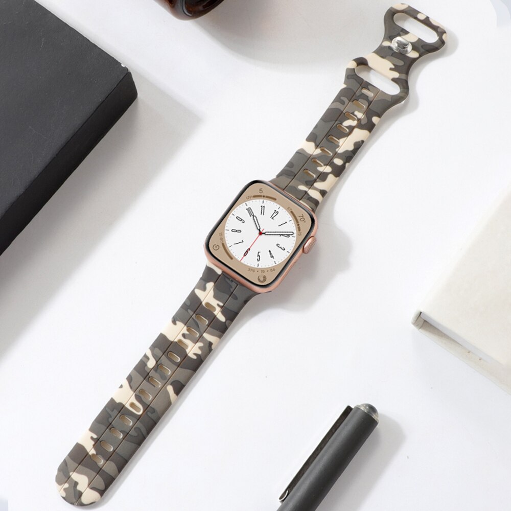 Silicone Apple Watch Ultra  Bracelet/Strap Series 11/10/9/8/7/6/5/4/ SE / Ultra 1/2/3