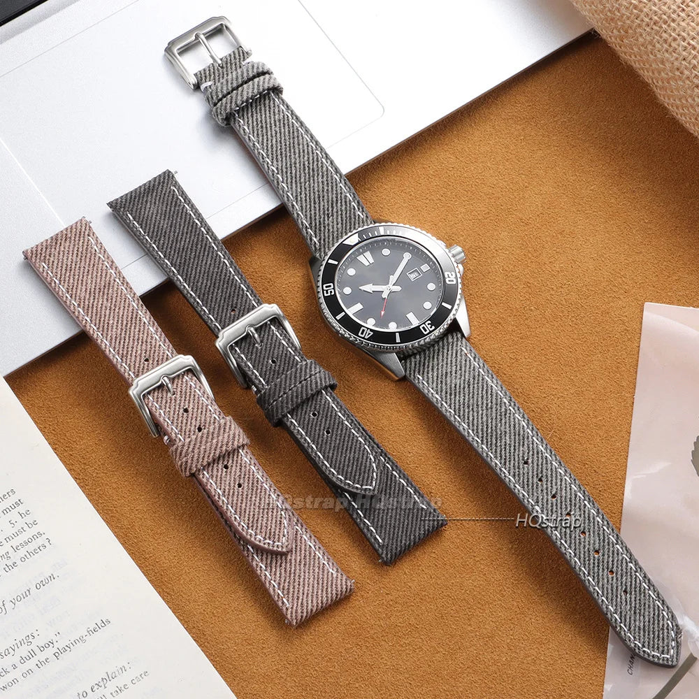 Motorola Moto Watch Denim Band with Leather Lining