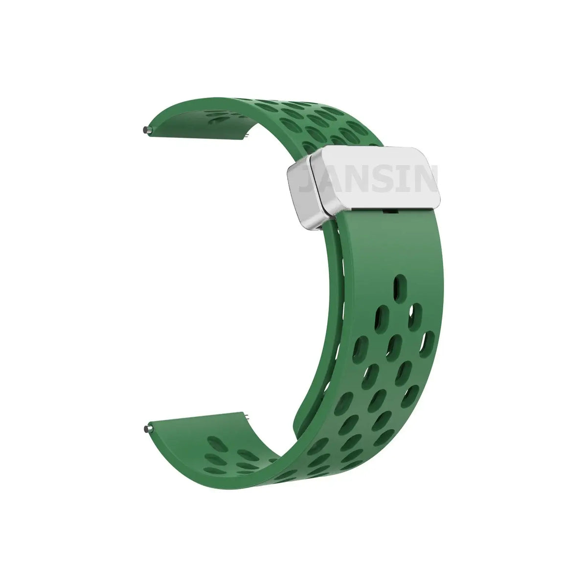 Amazfit Balance, GTR, GTS & Bip Vented Silicone Band, Magnetic Clasp