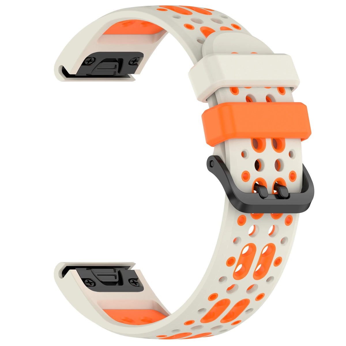 Garmin QuickFit 22/26mm Flexible Two-Tone Vented Silicone Band