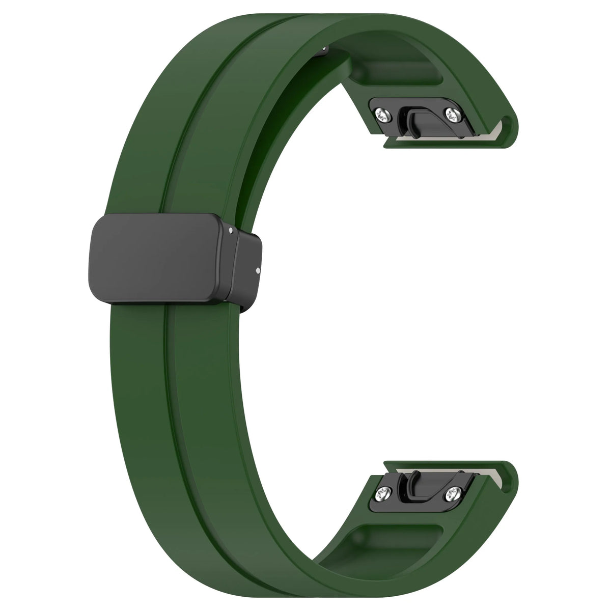 Garmin QuickFit 20/22/26mm Silicone Band with Magnetic Clasp