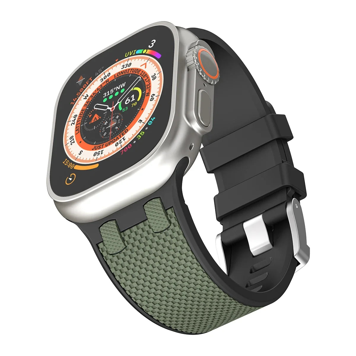 Soft Silicone Sport Apple Watch Band – Rubber Bracelet | Series 11/10/9/8/7/6/SE & Ultra 1/2/3 | 42–49mm
