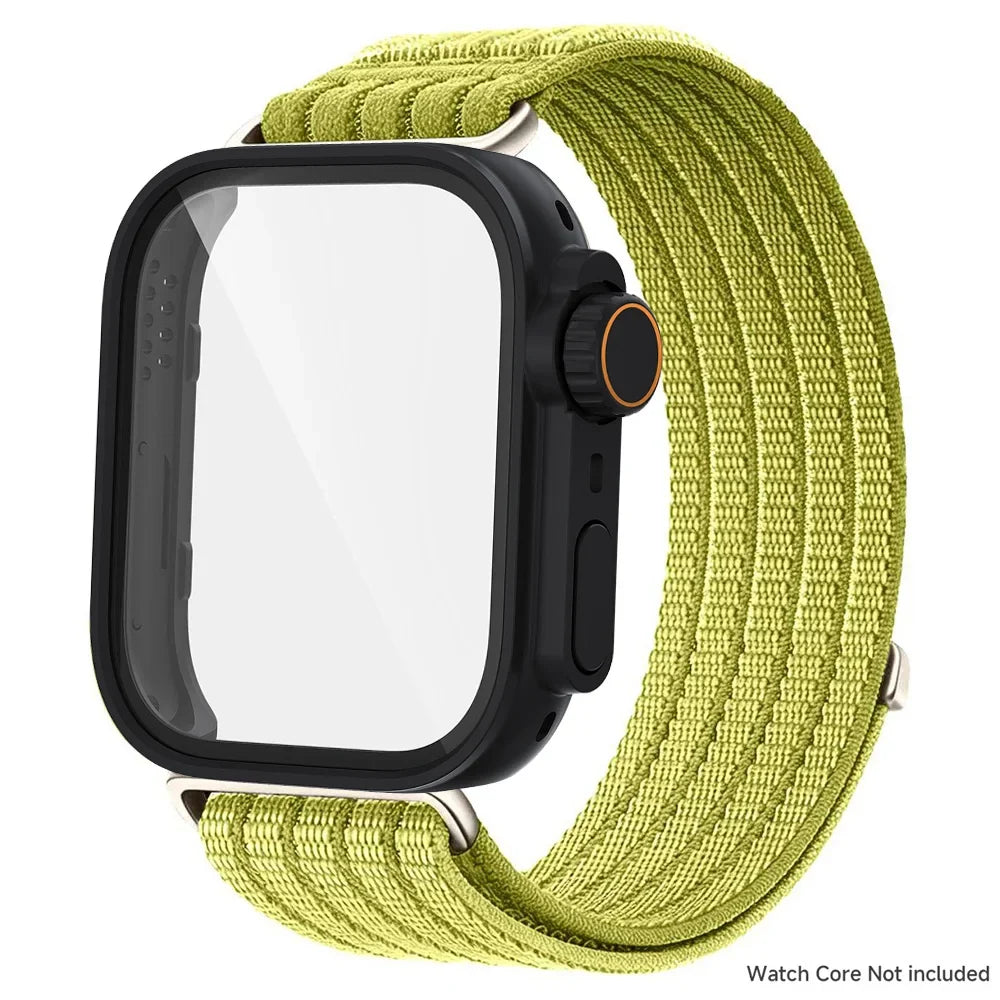 Nylon Band + Case for Huawei Watch Fit 5 / Fit 5 Pro – Woven Wristband with Ultra Cover