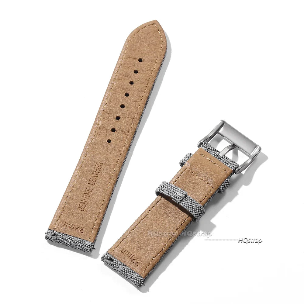 Motorola Moto Watch Nylon Fabric Band with Leather Lining