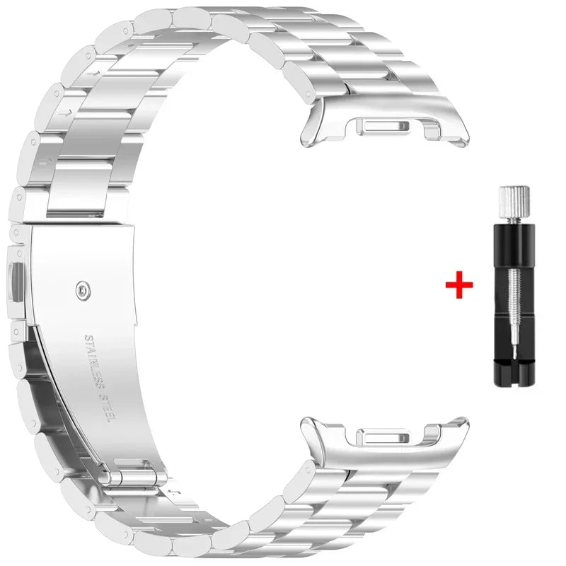 Samsung Galaxy Stainless Steel Link Watch Band - Watch8/Watch8 Classic/Watch9/Ultra/Ultra2