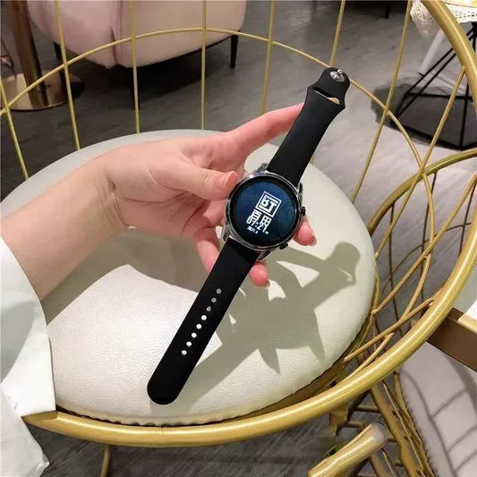 20MM / 22MM Silicone Sport Band – Samsung Galaxy Watch 6/5/4, Active 2, Gear S3 & Huawei GT4 / GT2
