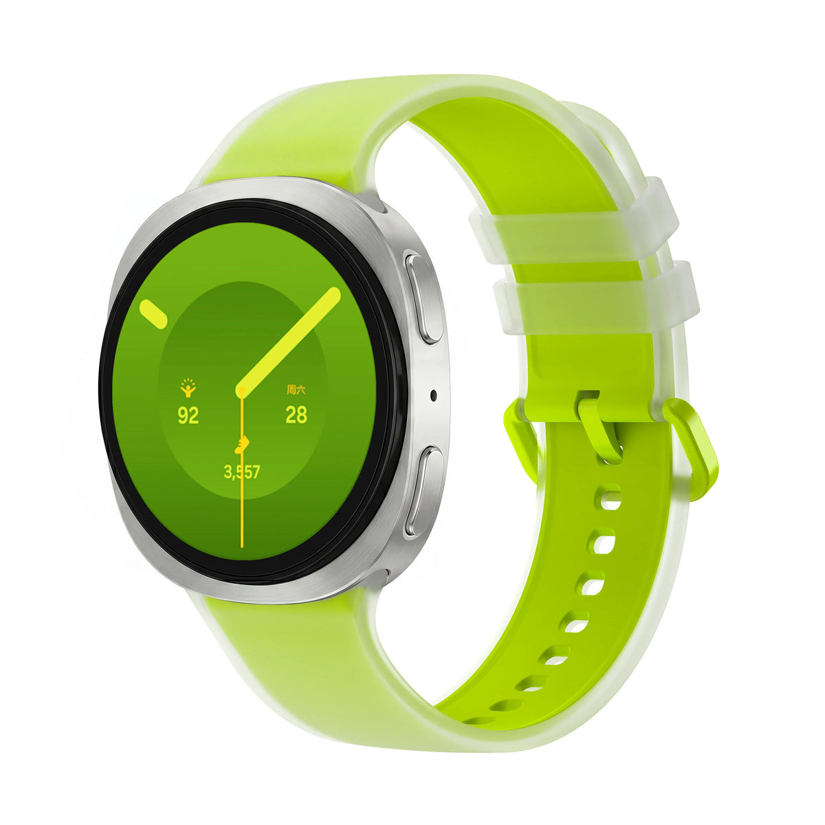 Jelly Silicone Band for Galaxy Watch 8 & 9 40/44mm, 8 Classic 46mm