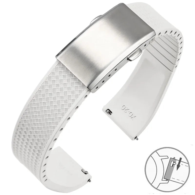 COROS PACE & APEX FKM Rubber Band with Folding Clasp