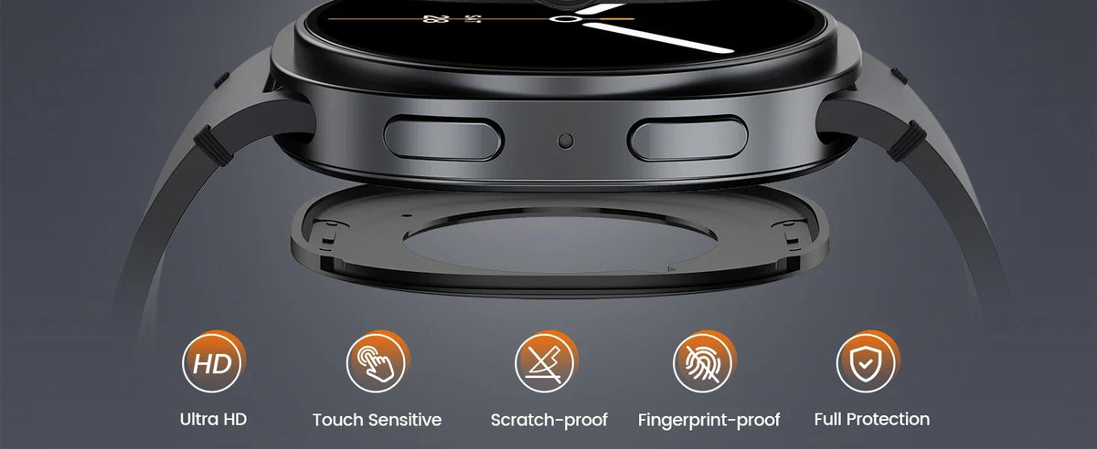 Samsung Galaxy Watch 8 Case with Tempered Glass