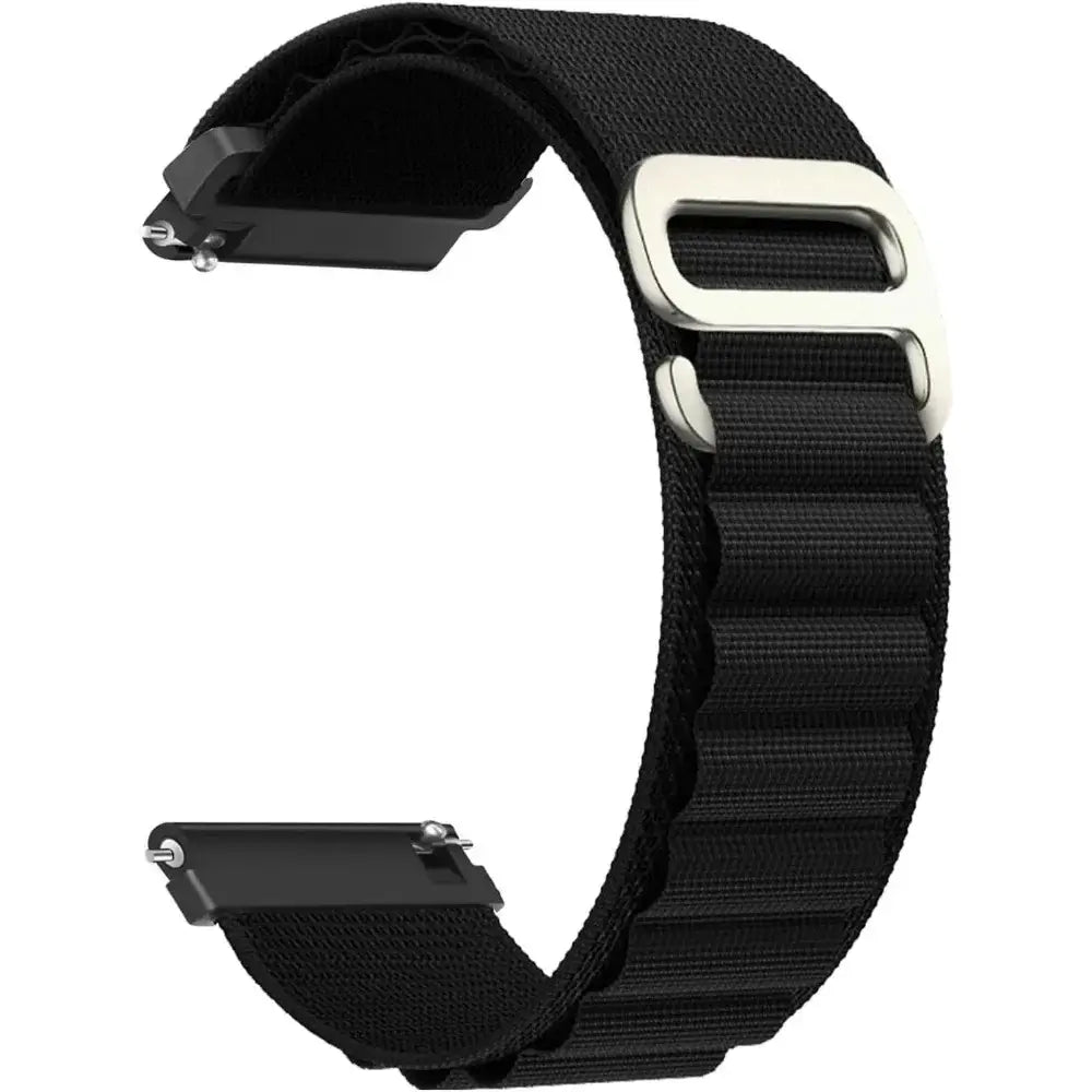 Amazfit Balance, GTR, GTS & Bip Alpine Nylon Loop Band, Metal G-Hook