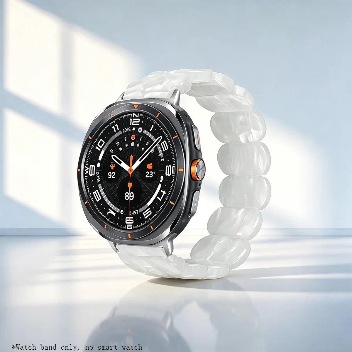 Samsung Galaxy Resin Link Watch Band – Metal Connector Watch8/Watch8 Classic/Watch9