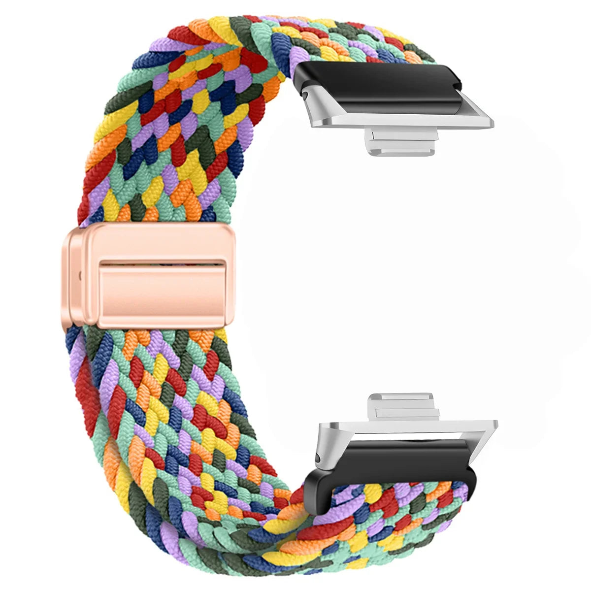 Nylon Braided Loop Band for Huawei Watch Fit 4 / Fit 4 Pro / Fit 3 – Magnetic Adjustable